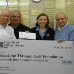 Village Greens League Donates to Local Golf Foundation