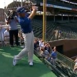 Dustin Johnson and Ernie Banks Play Golf at Wrigley Field