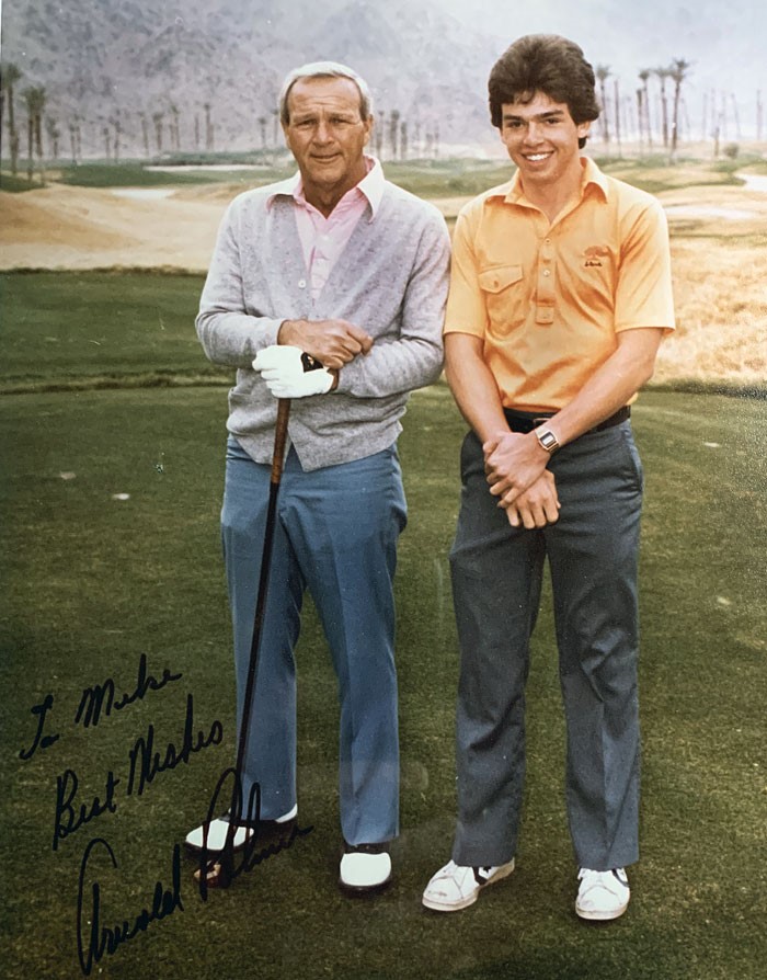 Arnold Palmer and Mike Tait