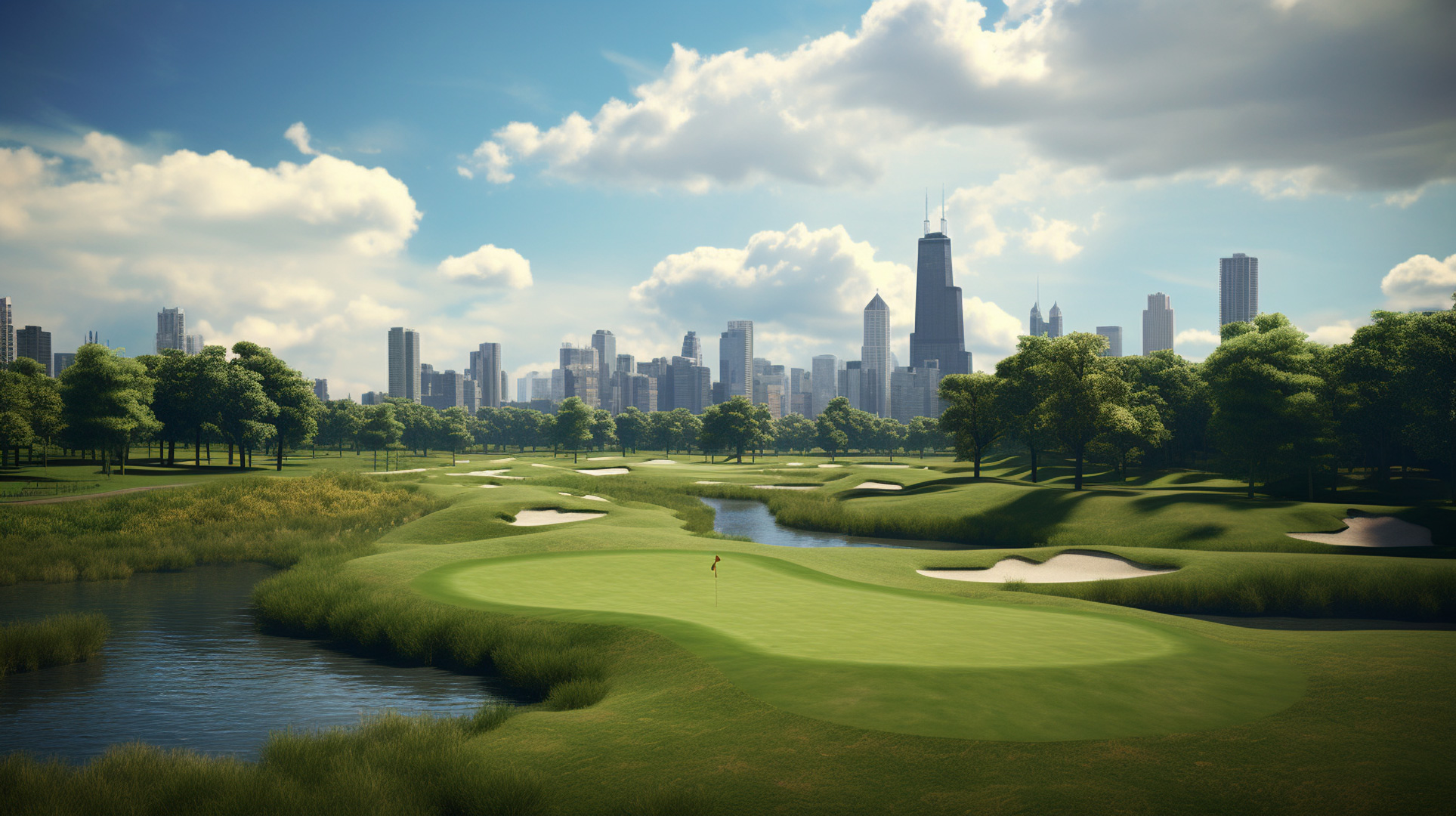 Golf Course on Chicago's Lakefront - CGR Design, Proposed Alternate Site #2