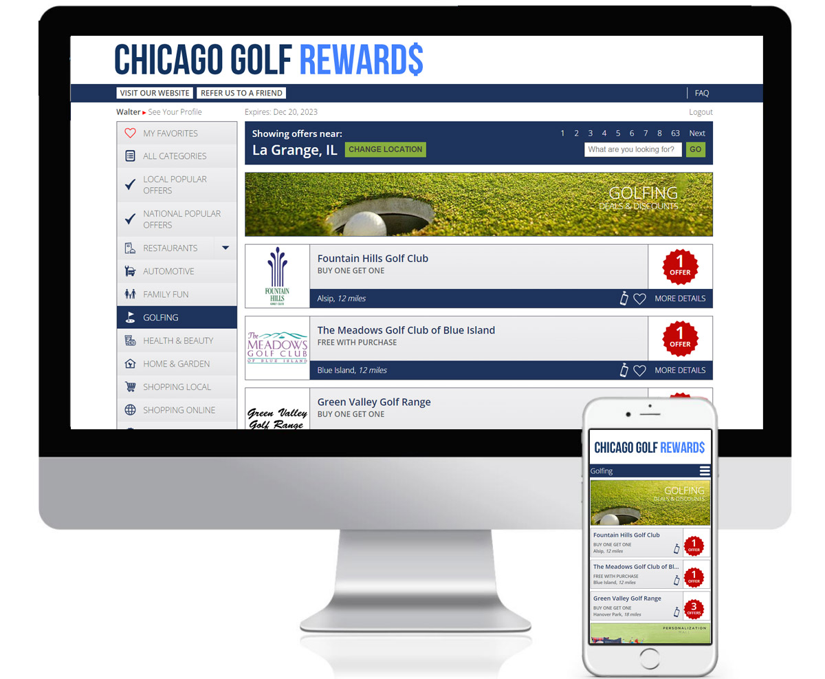 Chicago Golf Rewards