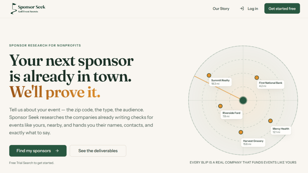 SPONSOR SEEK