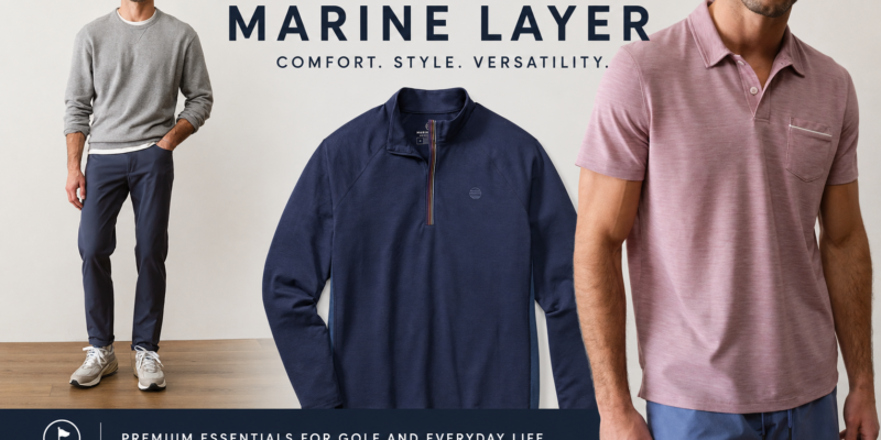 Marine Layer Delivers Comfort, Style and Versatility for Golfers On and Off the Course