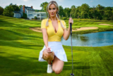 Paige Spiranac and John Daly at Geneva National