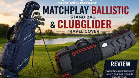 Sun Mountain Matchplay Ballistic Stand Bag & ClubGlider Travel Cover